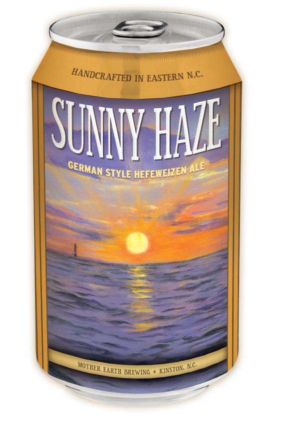 Sunny Haze a Hefeweizen Style Ale in a can
